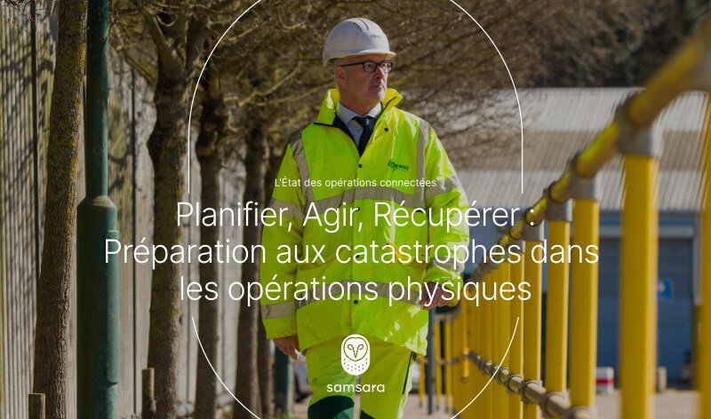 Couverture du rapport sur la préparation aux catastrophes dans les opérations physiques