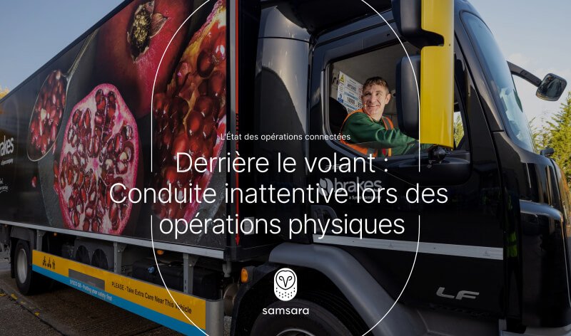 Couverture du rapport Derrière le volant : Conduite inattentive lors des opérations physiques
